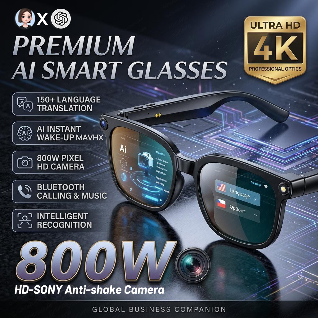 Photography Japanese - Gafas Inteligentes 4K 8MP 2026 para