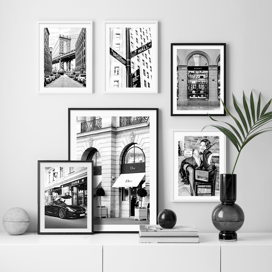 Photography Trend - Tienda de lujo Paris Fashion Girl,