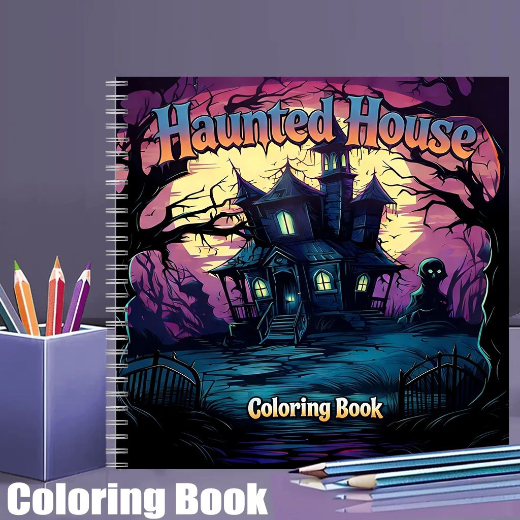 Photography Of Book - Libro de Colorear de Casas Encantadas
