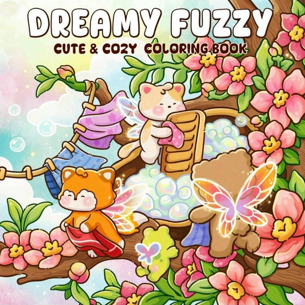 Photography Of Book - Libro para colorear Dreamy Fuzzy, lindo