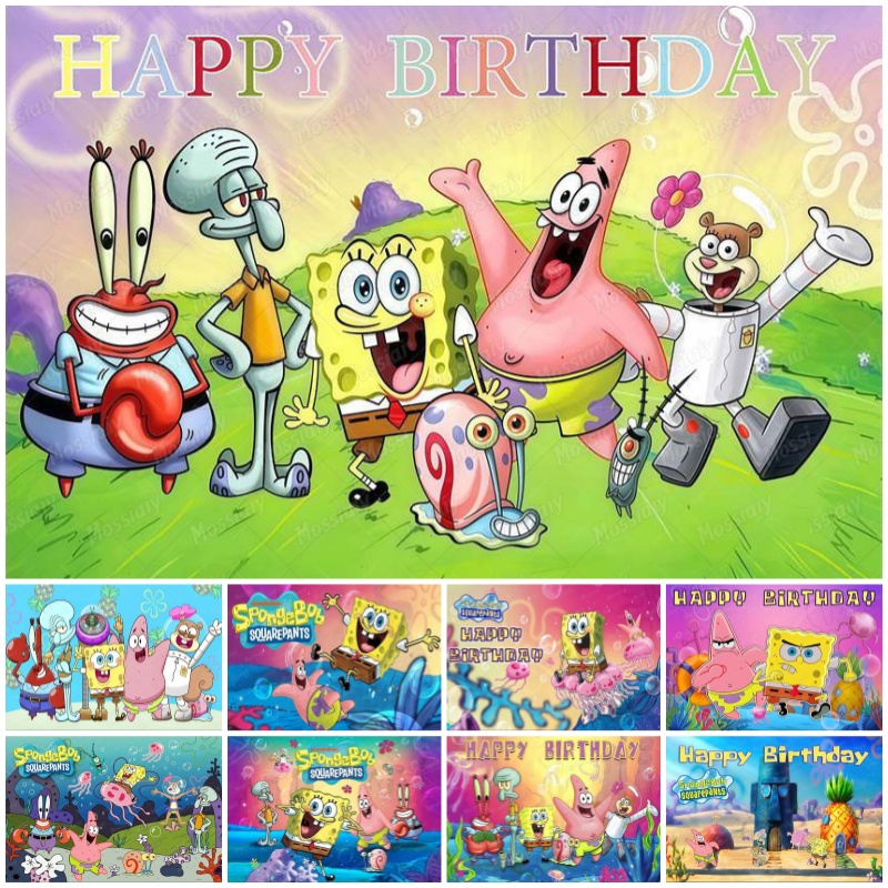 Fondo Temático de Bob Esponja, - Photography Sport reseña y precio