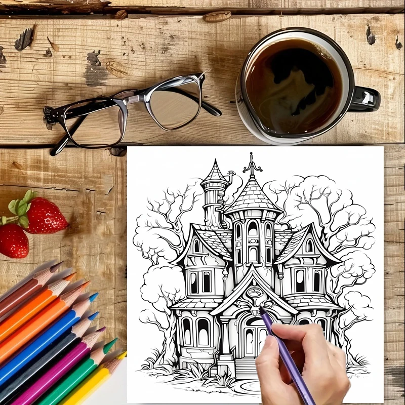 Libro de Colorear de Casas Enc - Photography Of Book reseña y precio