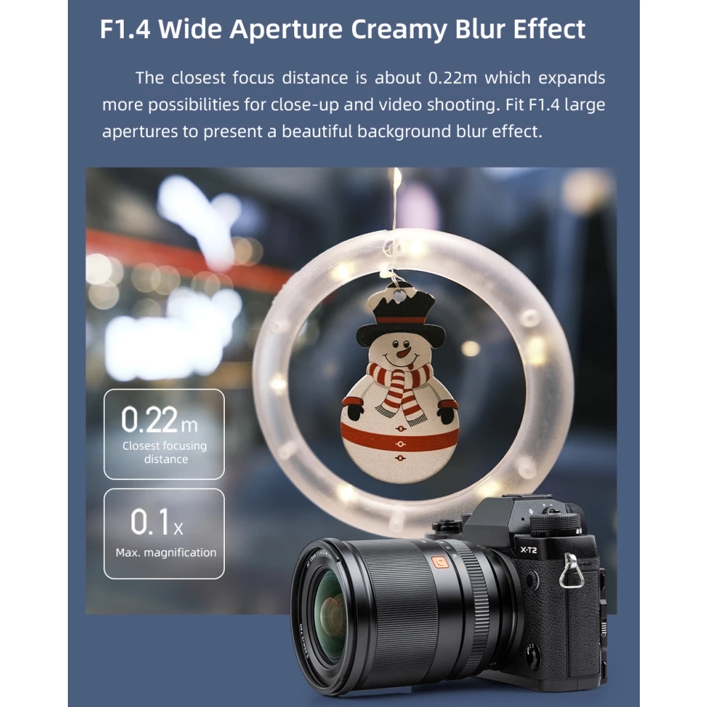 Viltrox 13mm Fuji X F1.4 enfoq - Fujifilm Camera X-T30 Ii reseña y precio