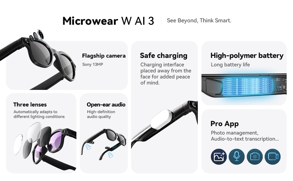 Gafas Inteligentes con IA, 8 M - Photography Videos reseña y precio