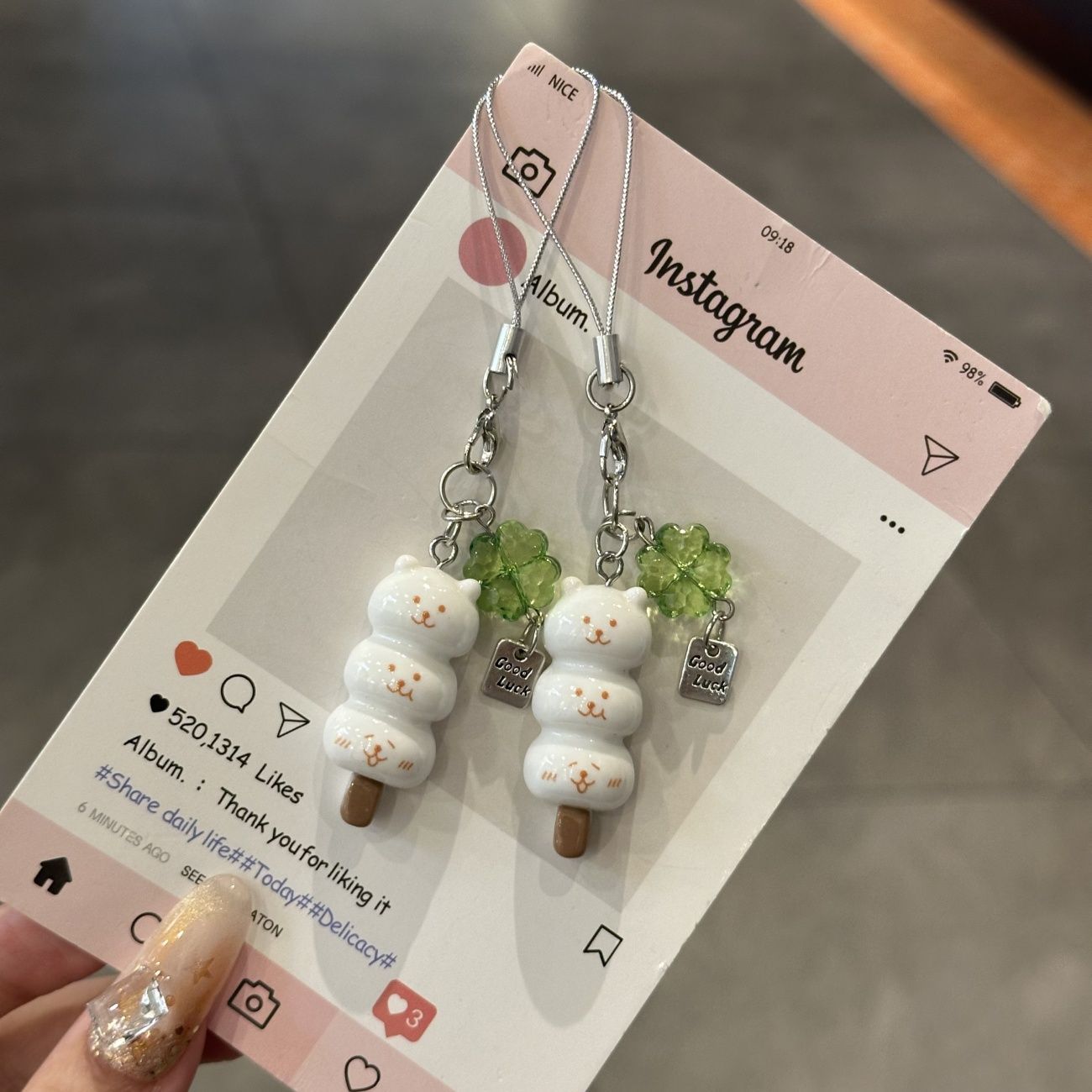 Joke Bear Lucky Leaf Colgantes - Photography Rules reseña y precio